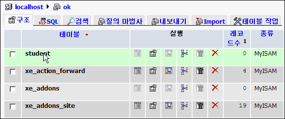 DataBase에 안착되었는지를 검증